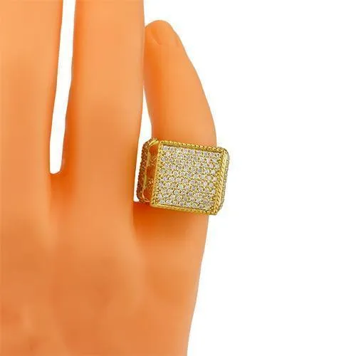 14k Yellow Gold Mens Diamond Ring 2.50 Ctw