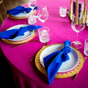 17"x17" Polyester Napkin - Royal Blue