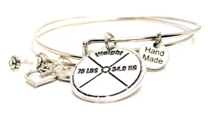 75 Lb Weight Expandable Bangle Bracelet Set