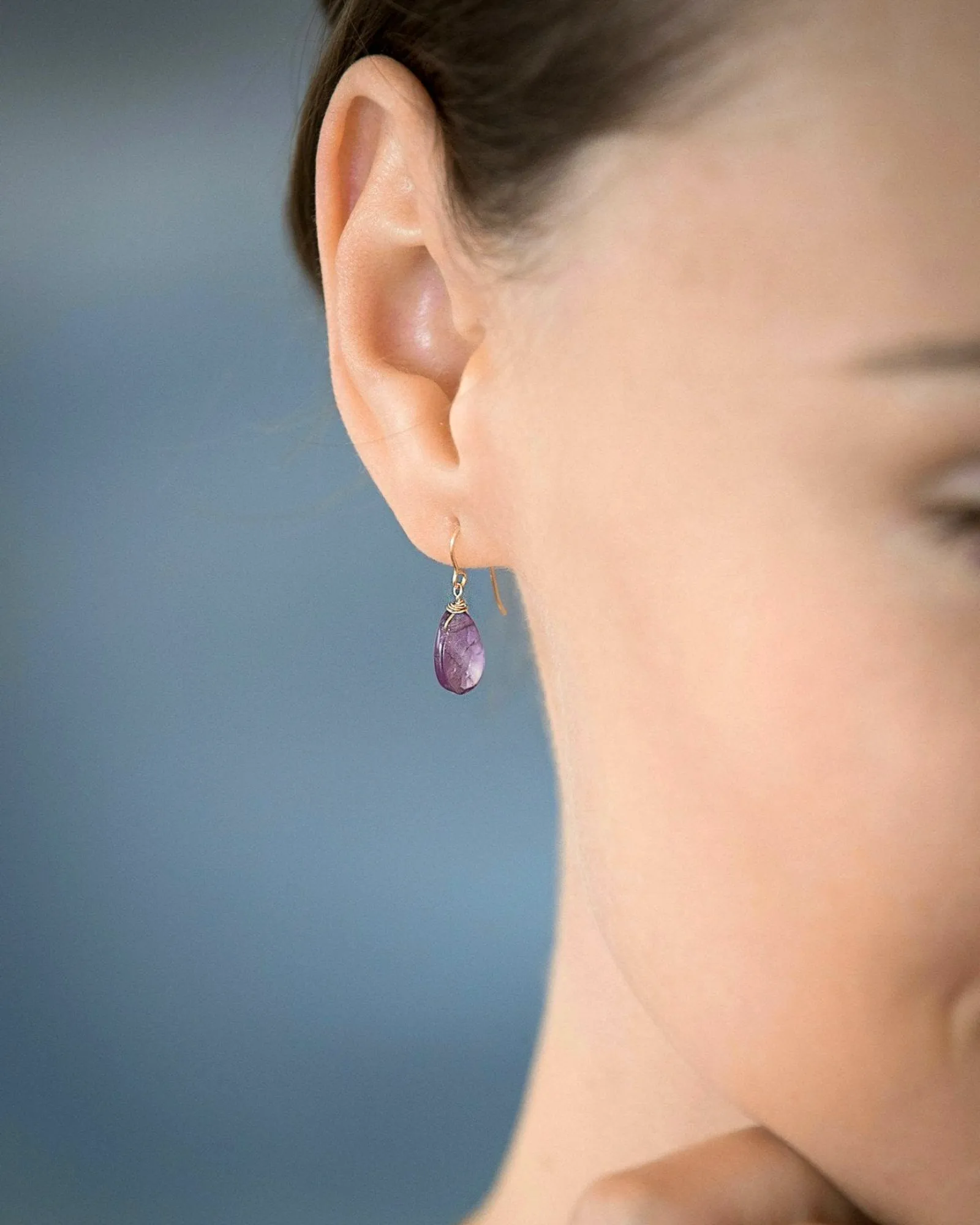 Amethyst Drop Earrings