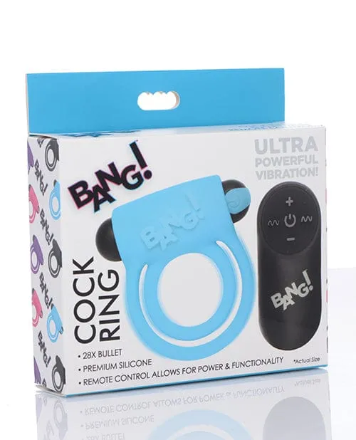 Bang! Vibrating Cock Ring & Bullet with Remote Control