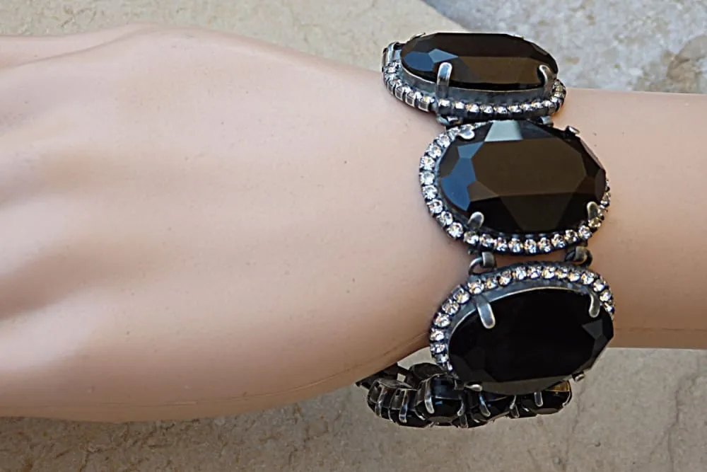 Black Crystal Bracelet