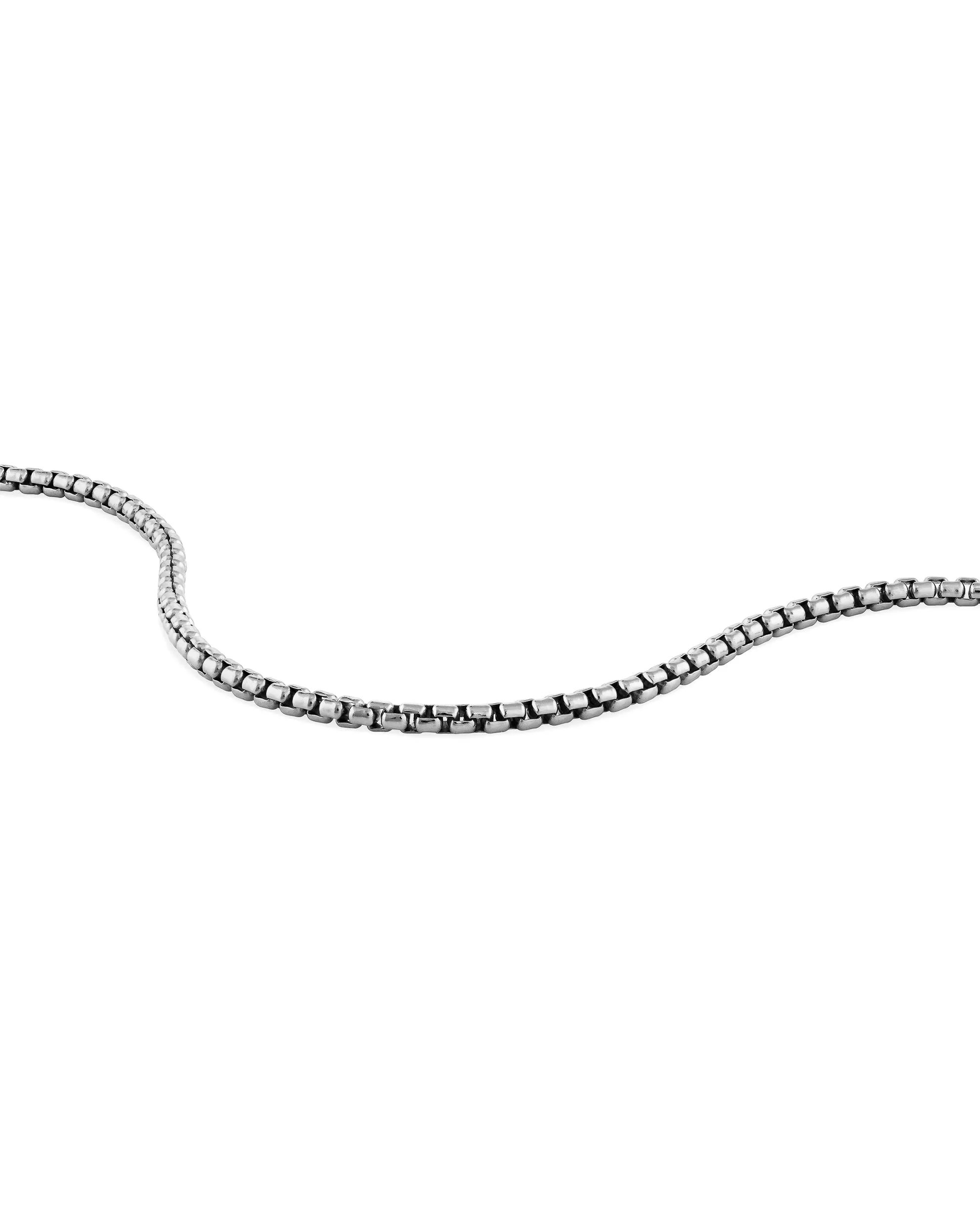 Box Chain Set - Sterling Silver