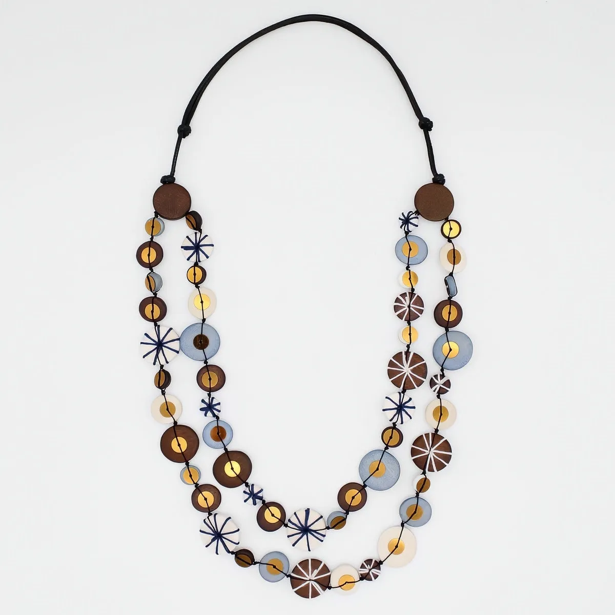 Brown Melody Statement Necklace