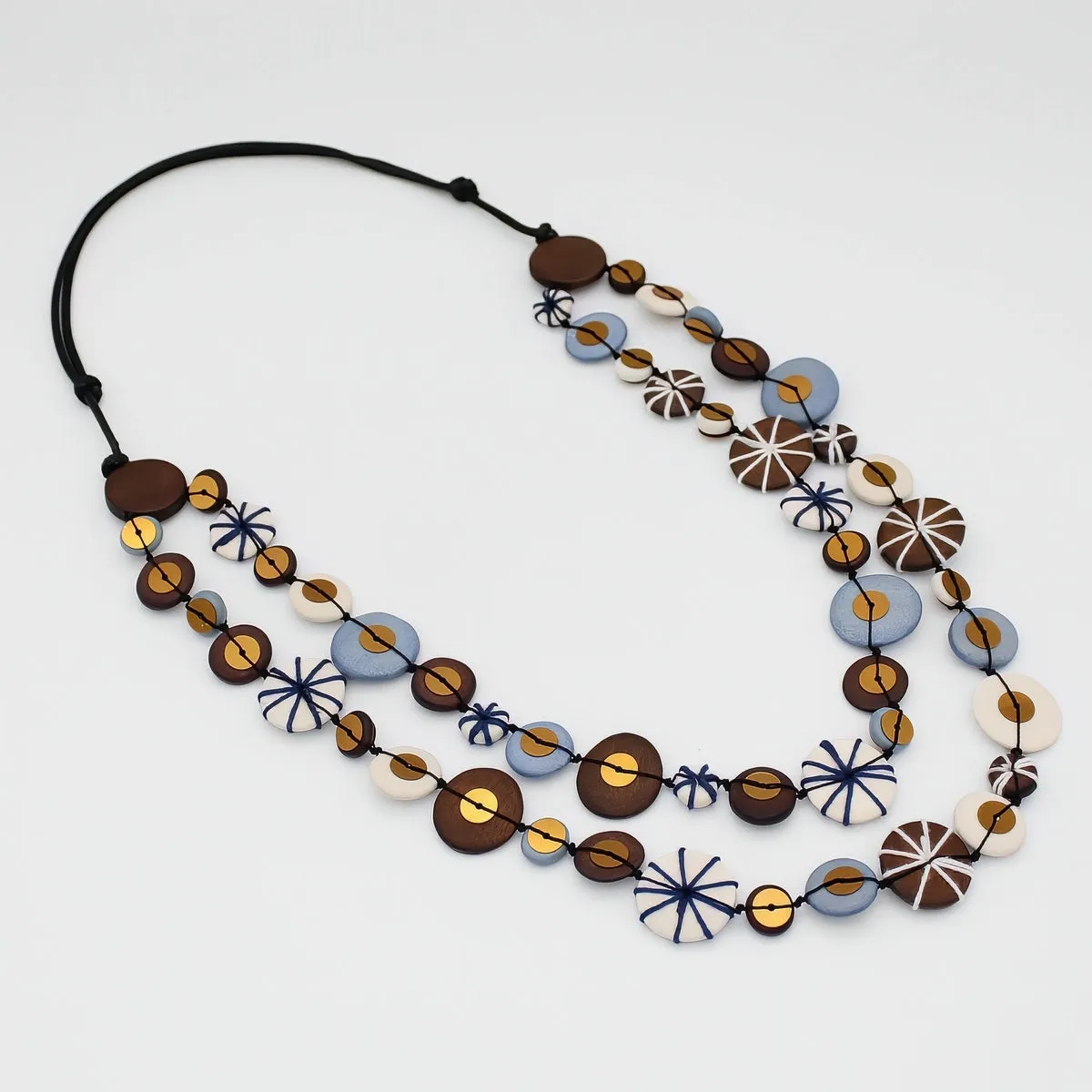 Brown Melody Statement Necklace