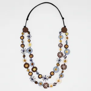 Brown Melody Statement Necklace