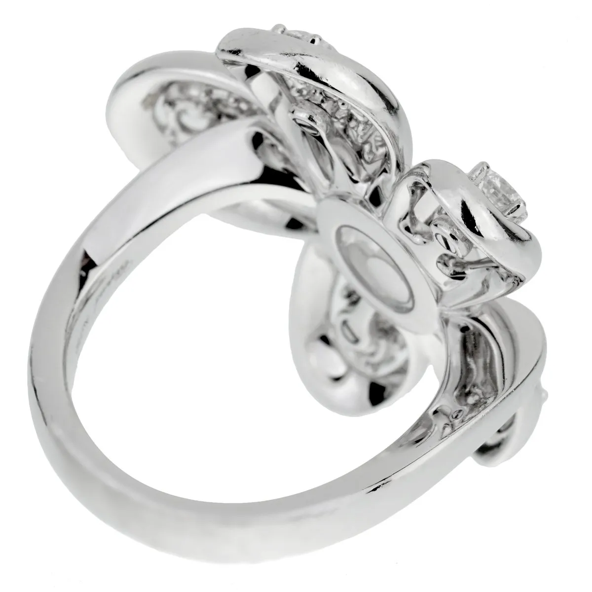 Chopard Flower Diamond White Gold Cocktail Ring