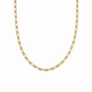 Chunky Linked Chain Necklace 18ct Gold Plate