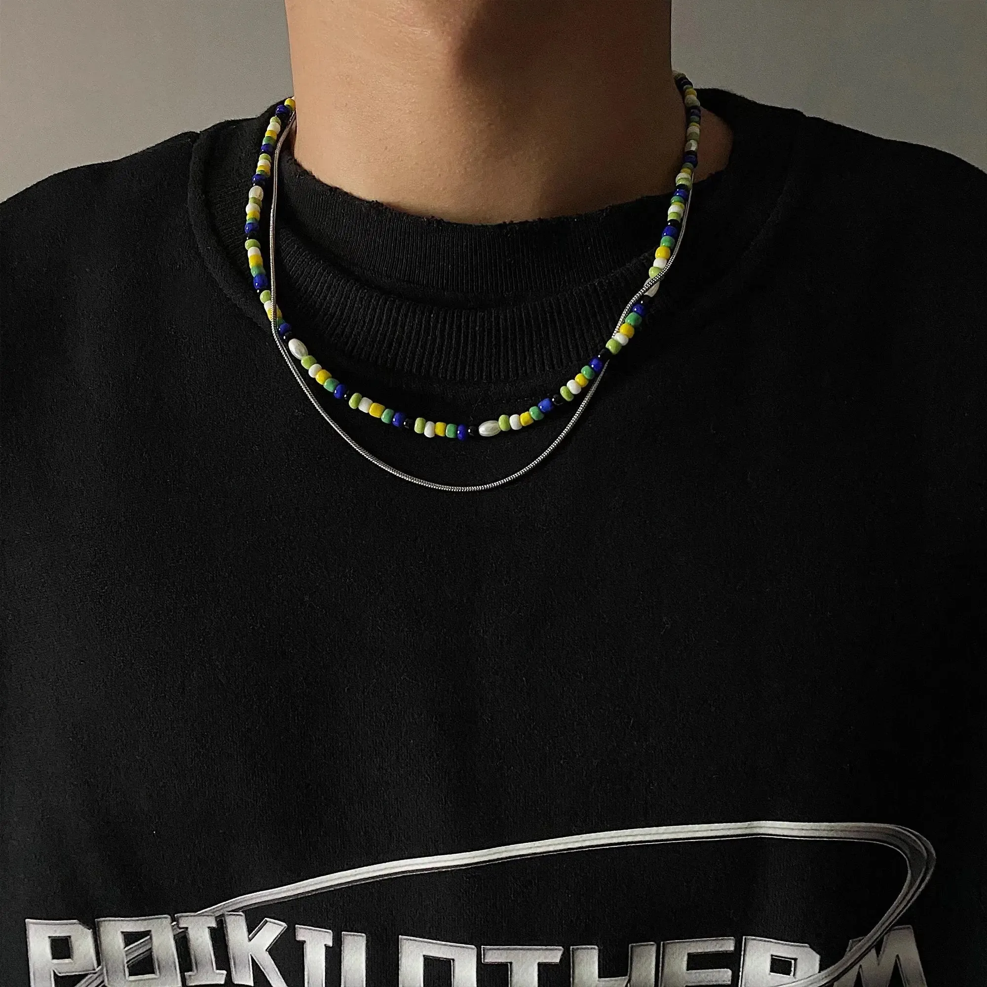 Color Bead Necklace