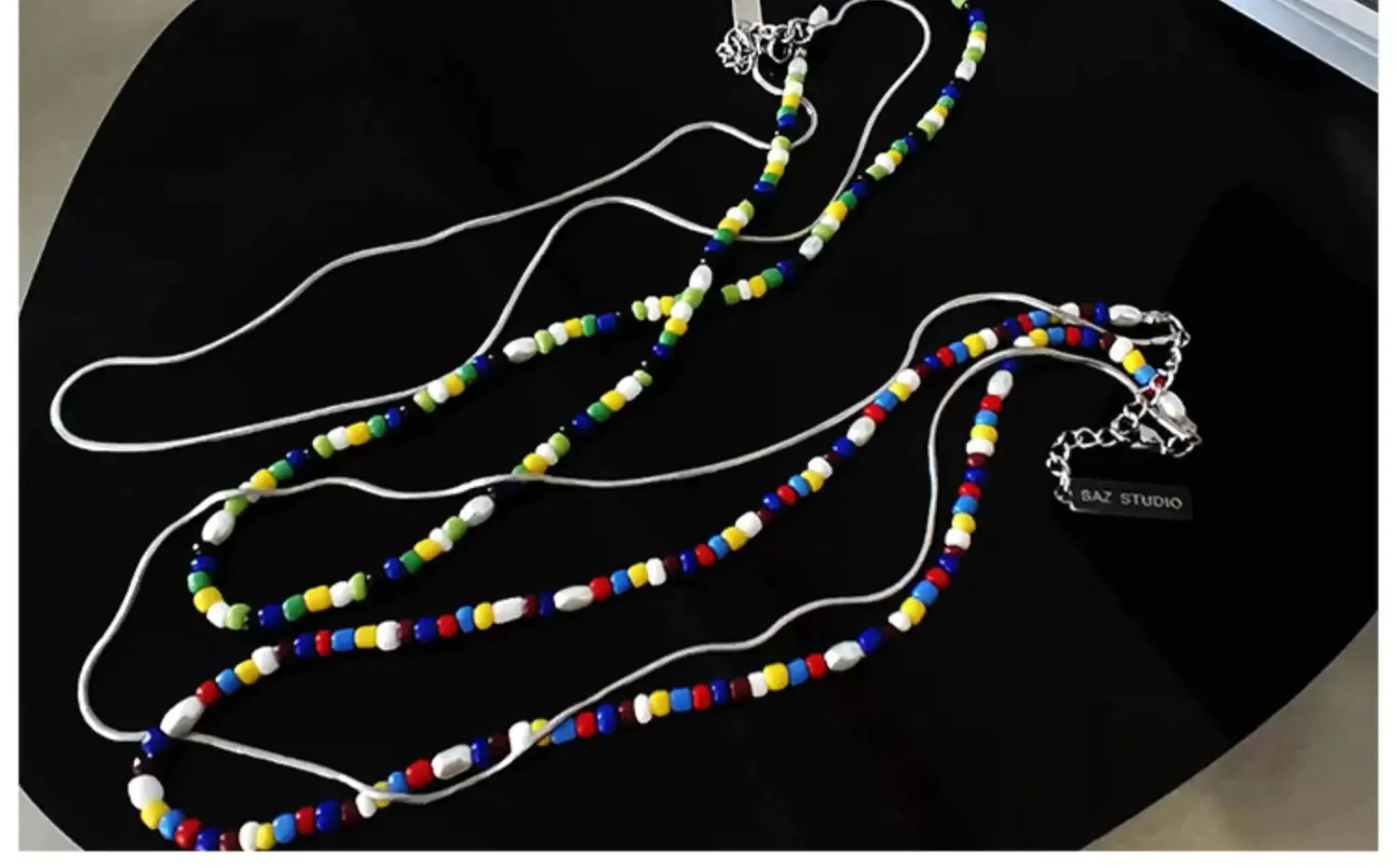 Color Bead Necklace