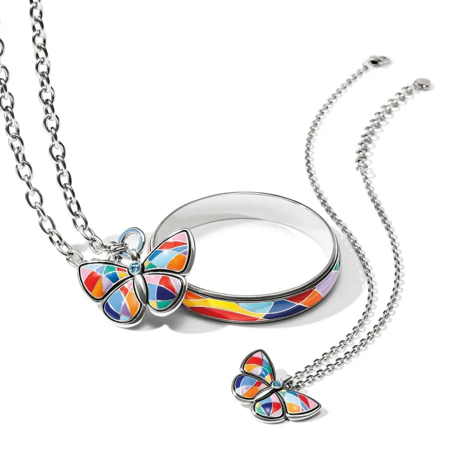 Colormix Butterfly Short Necklace