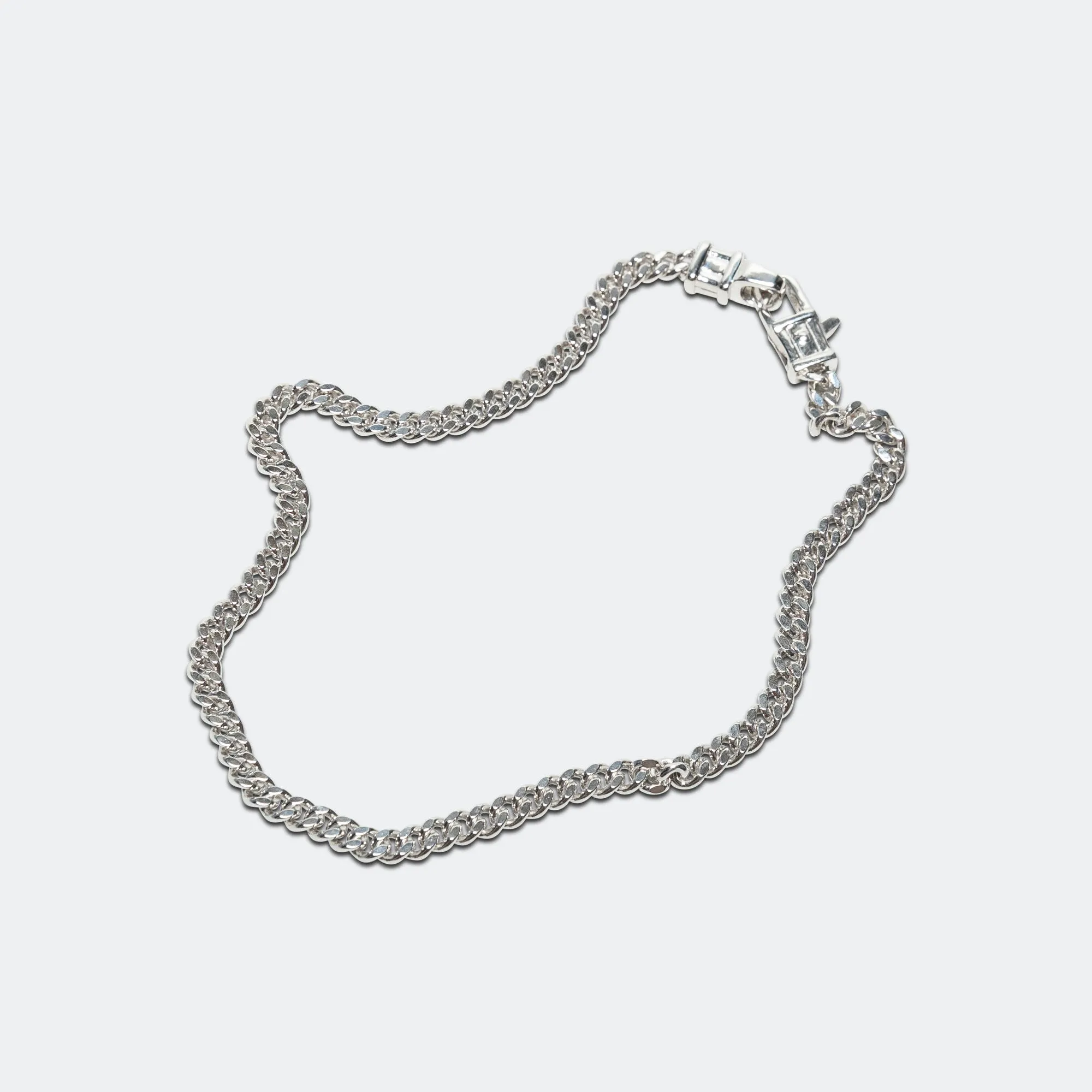 Curb Bracelet M - 925 Silver