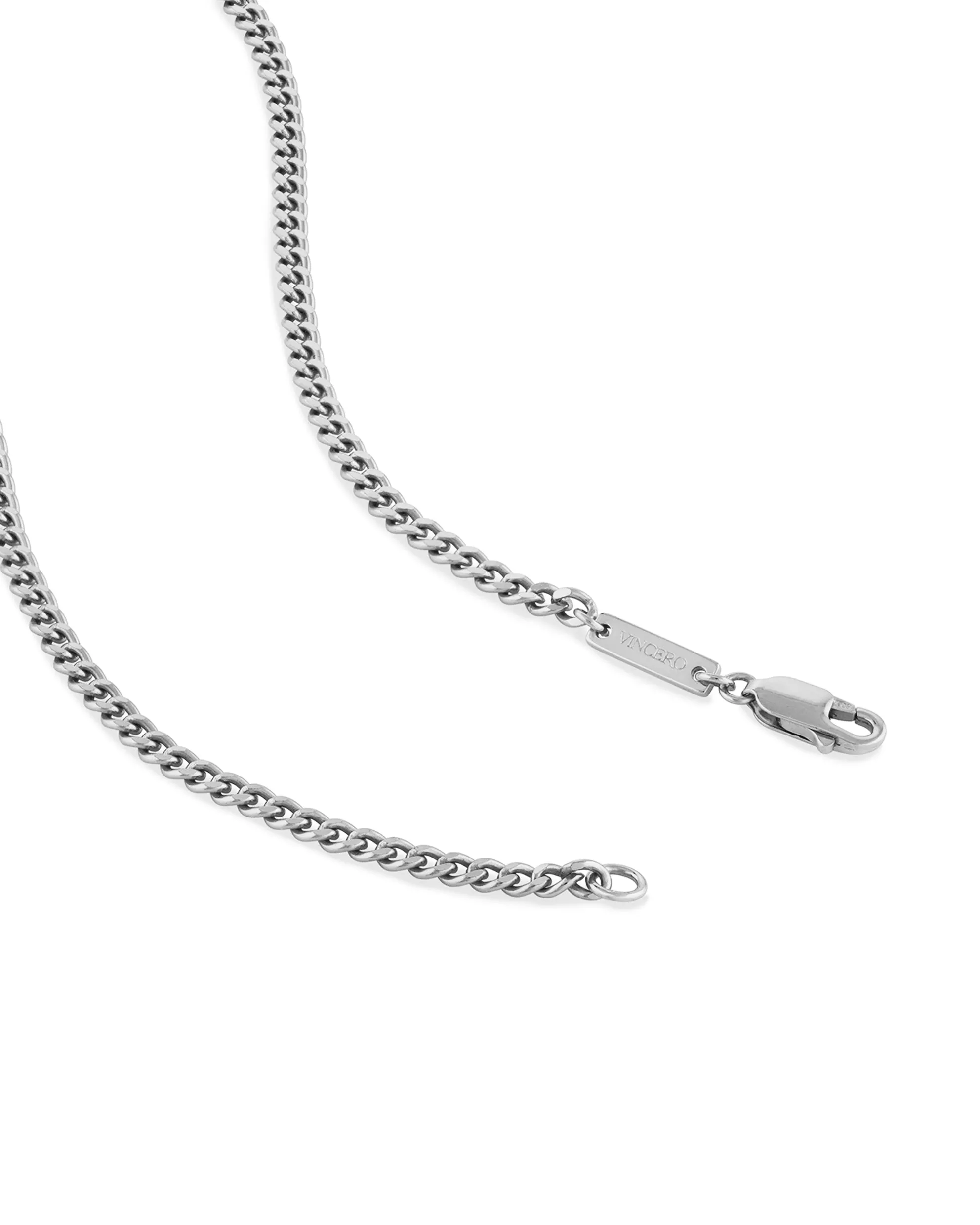 Curb Chain Set - Sterling Silver