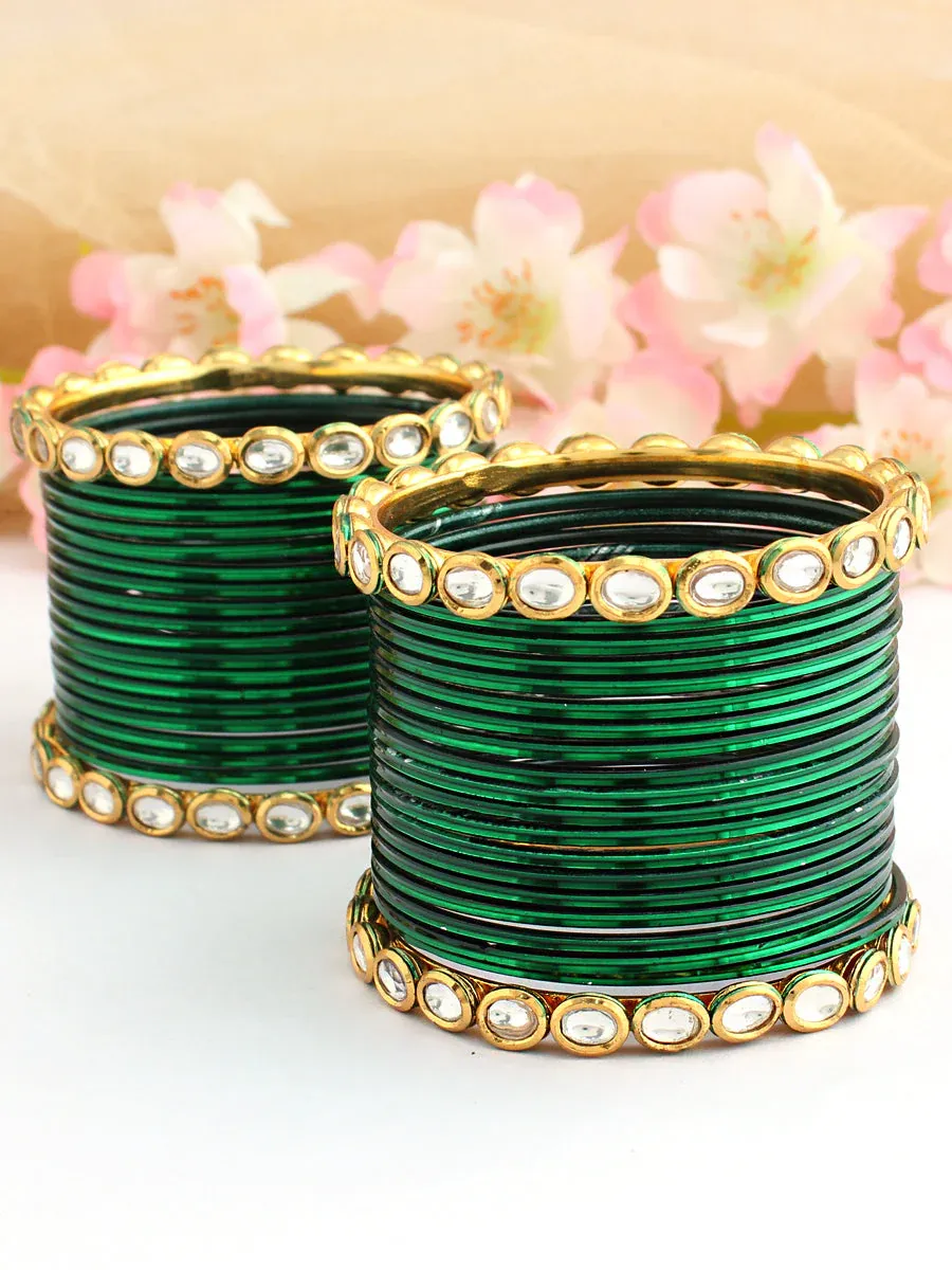 Elegant Statement Indian Bangles Jewelry Set, Statement Bangles Set, Pearl Chura, Pearl Jewellery Set, Pakistani Jewellery Set