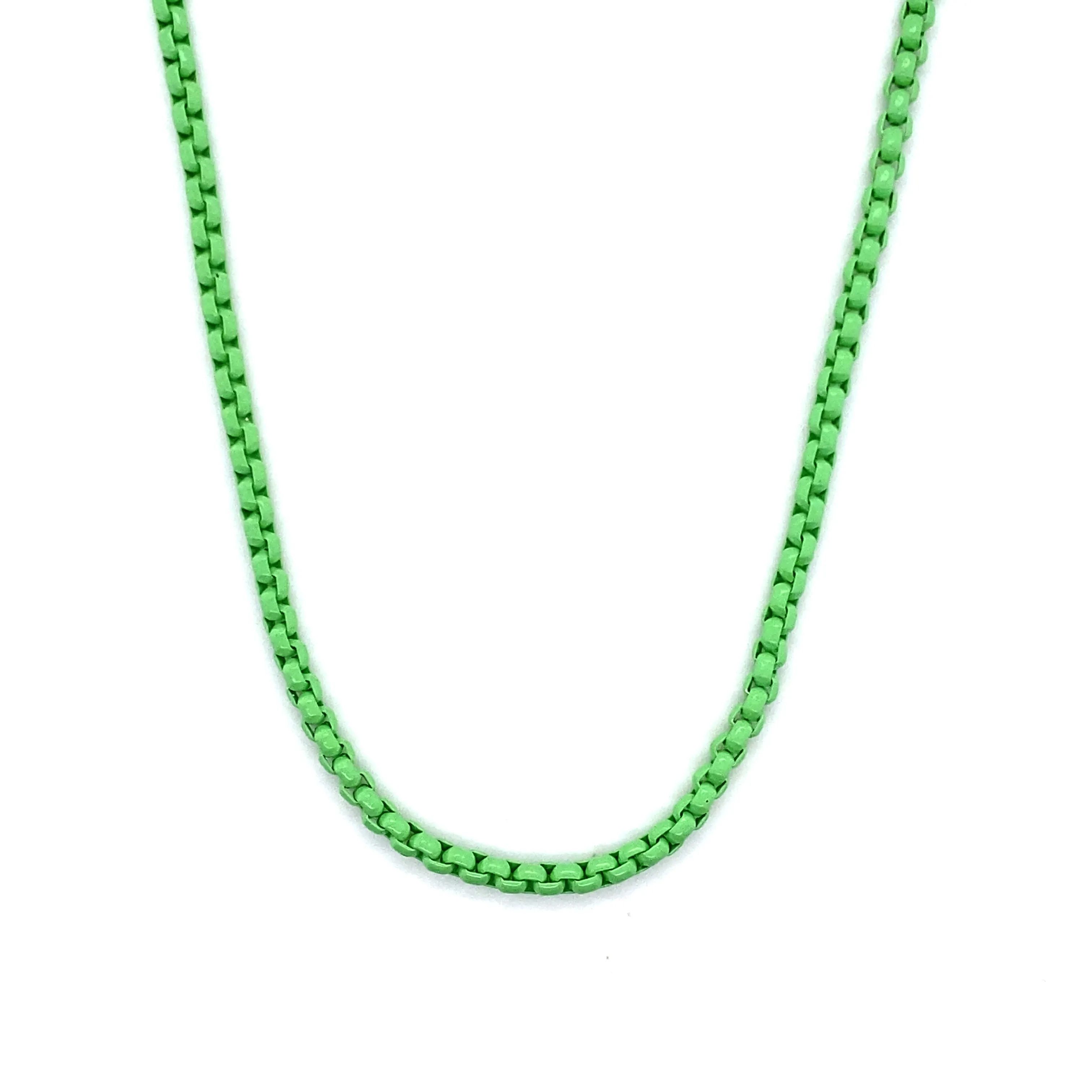 Enamel Link Chain Necklace