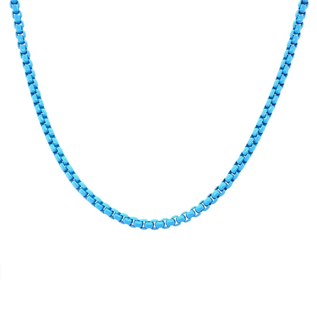 Enamel Link Chain Necklace