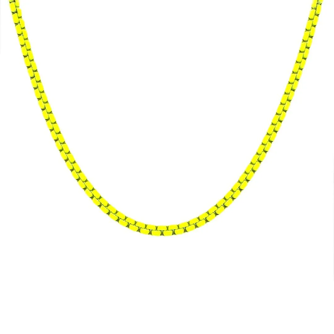 Enamel Link Chain Necklace