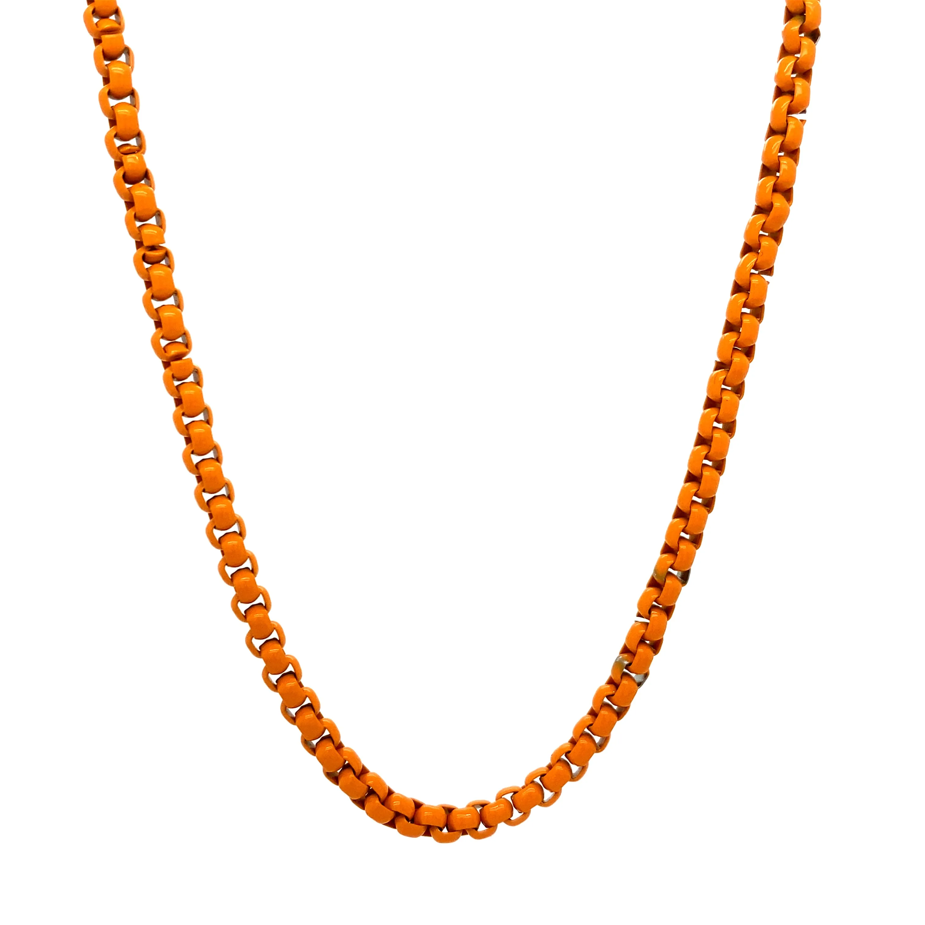 Enamel Link Chain Necklace