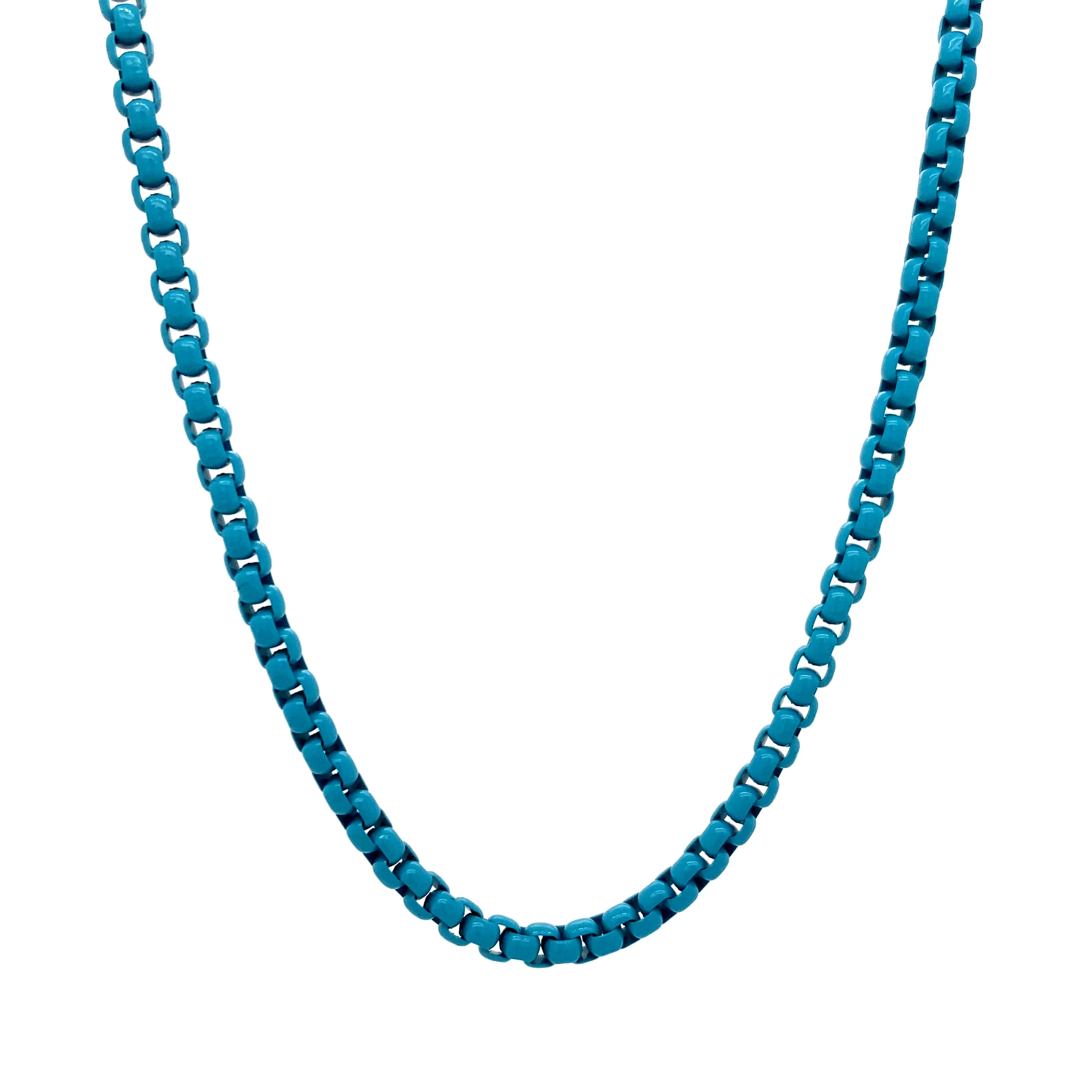 Enamel Link Chain Necklace