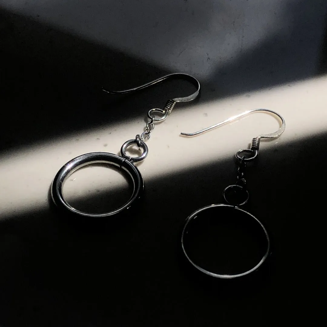 Hoop Pendant Earrings