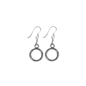 Hoop Pendant Earrings