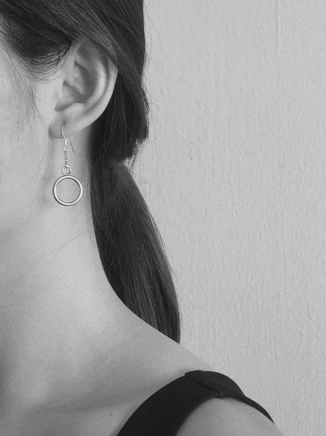 Hoop Pendant Earrings