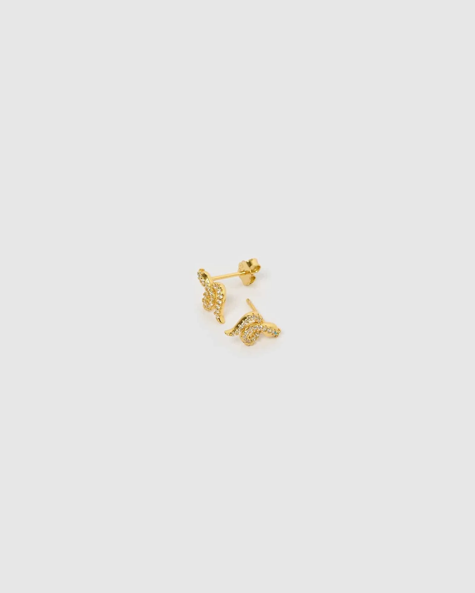 Izoa Taipan Earrings Gold