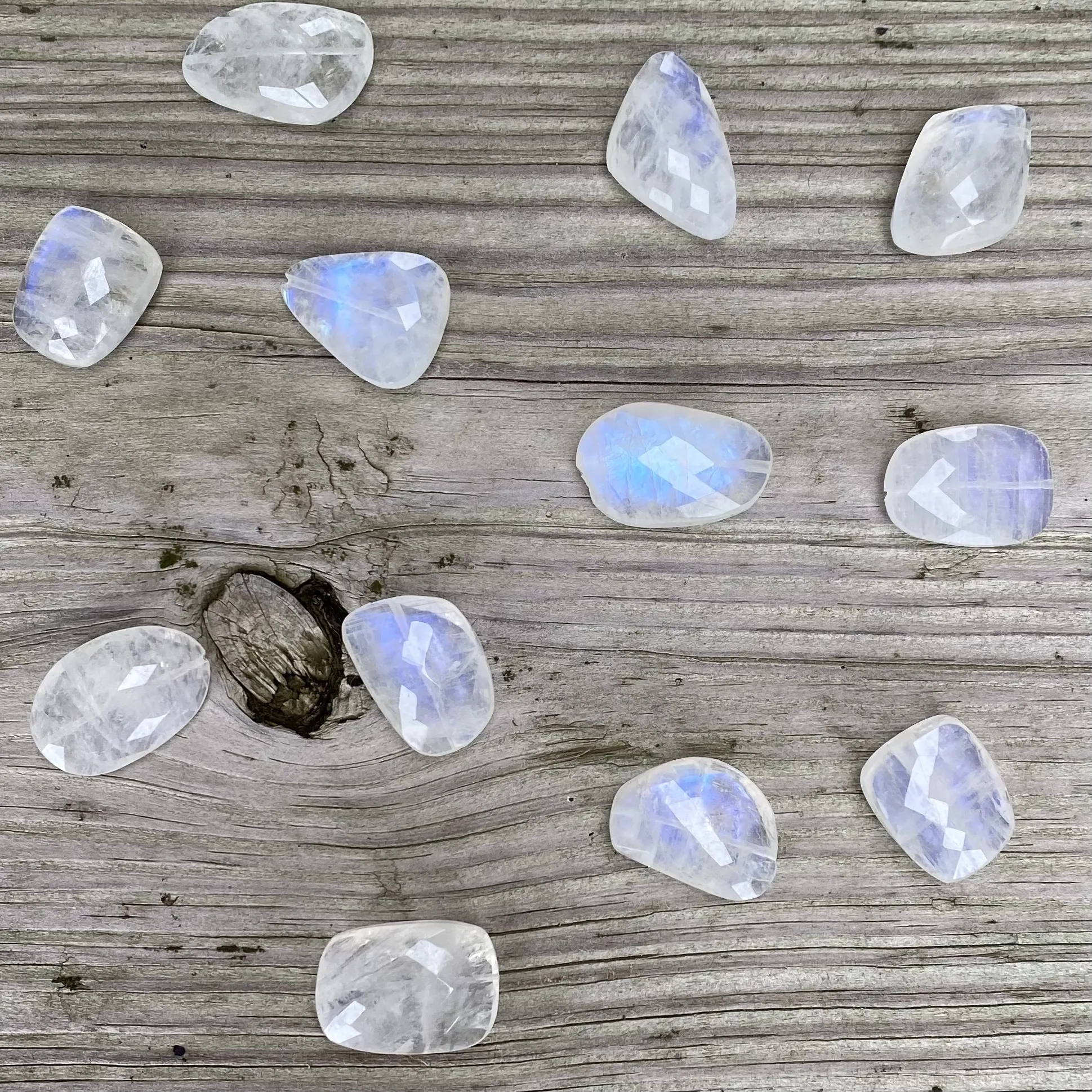 Large Chunky Moonstone Pendant