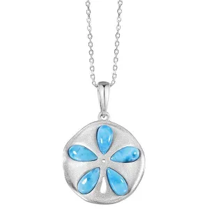 Larimar Kai Sand Dollar Pendant