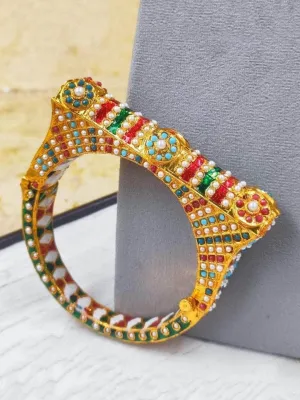 Meenakari Jadau Bangles