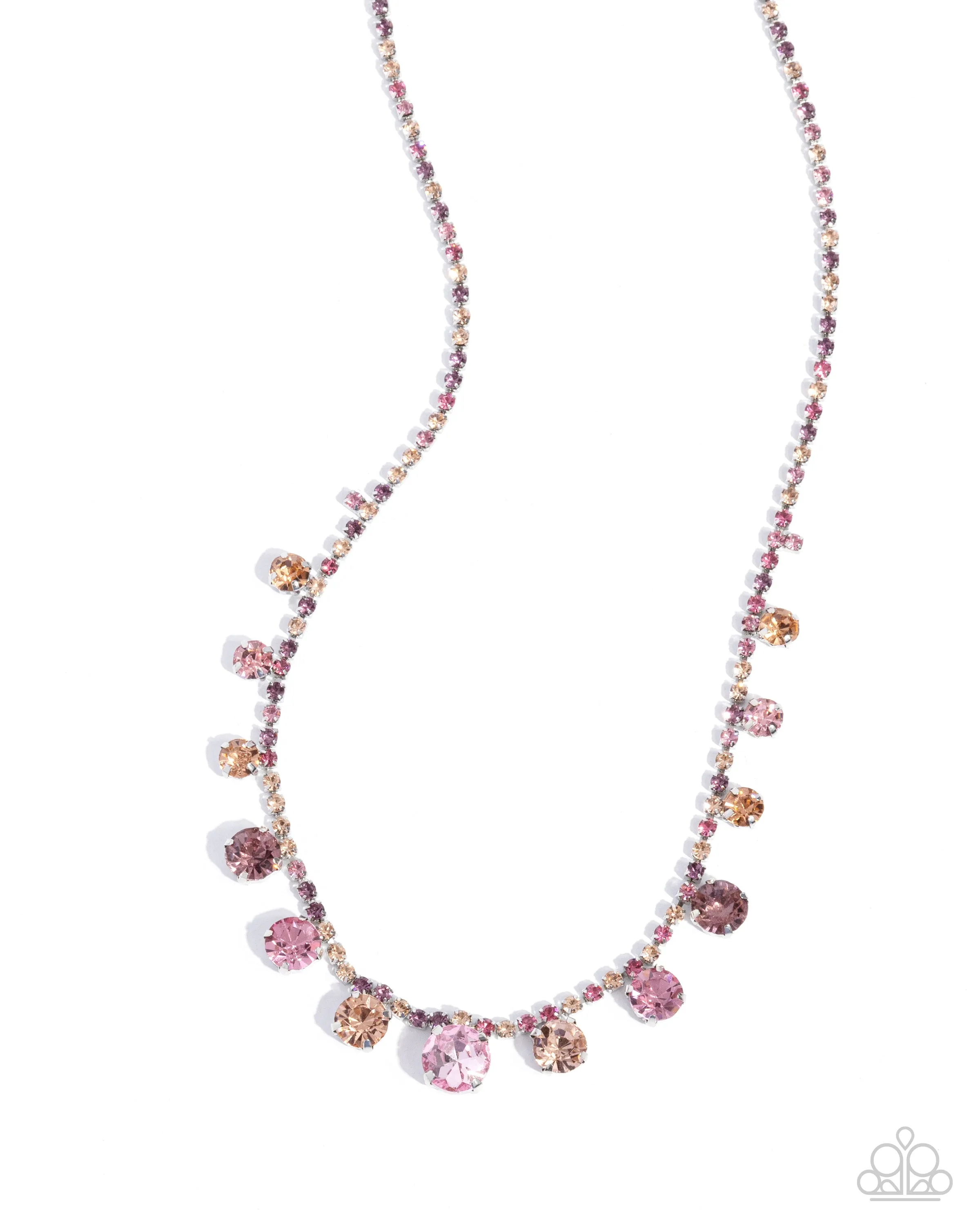 Necklaces Colorful Countess - Pink N2297