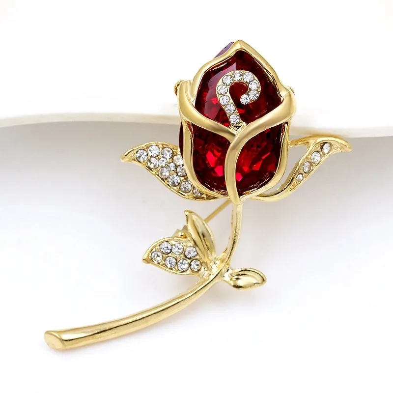 Original Design Pin Flower Mixed Materials Inlay Artificial Diamond Pearl Women'S Brooches