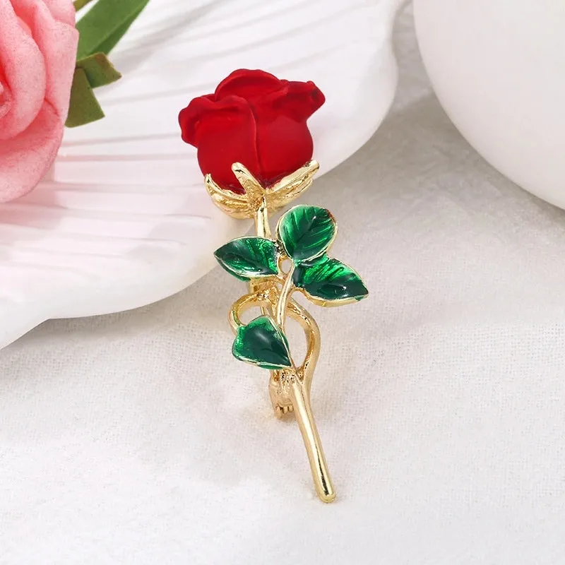 Original Design Pin Flower Mixed Materials Inlay Artificial Diamond Pearl Women'S Brooches