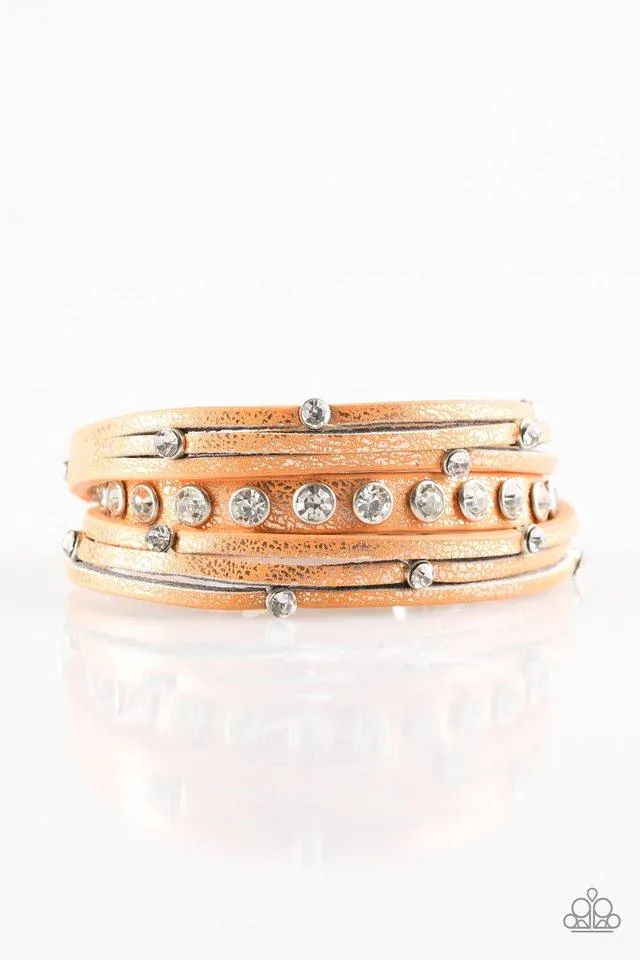 Paparazzi Bracelet ~ CATWALK It Off - Orange