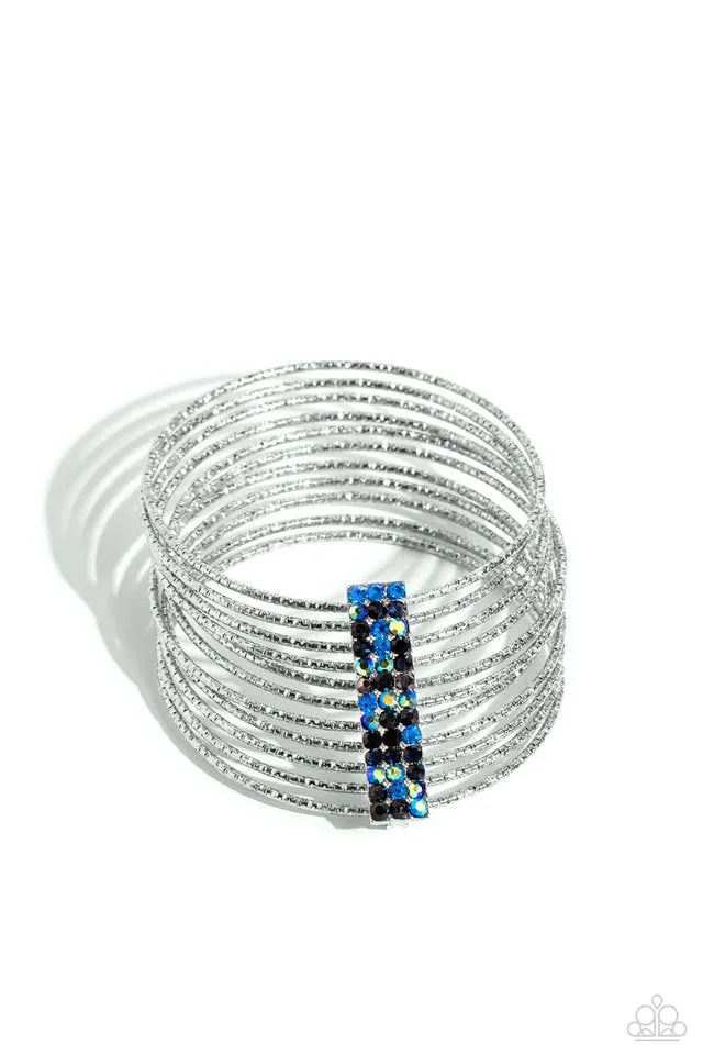 Paparazzi Bracelet ~ Shimmery Silhouette - Multi