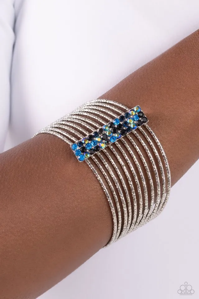 Paparazzi Bracelet ~ Shimmery Silhouette - Multi