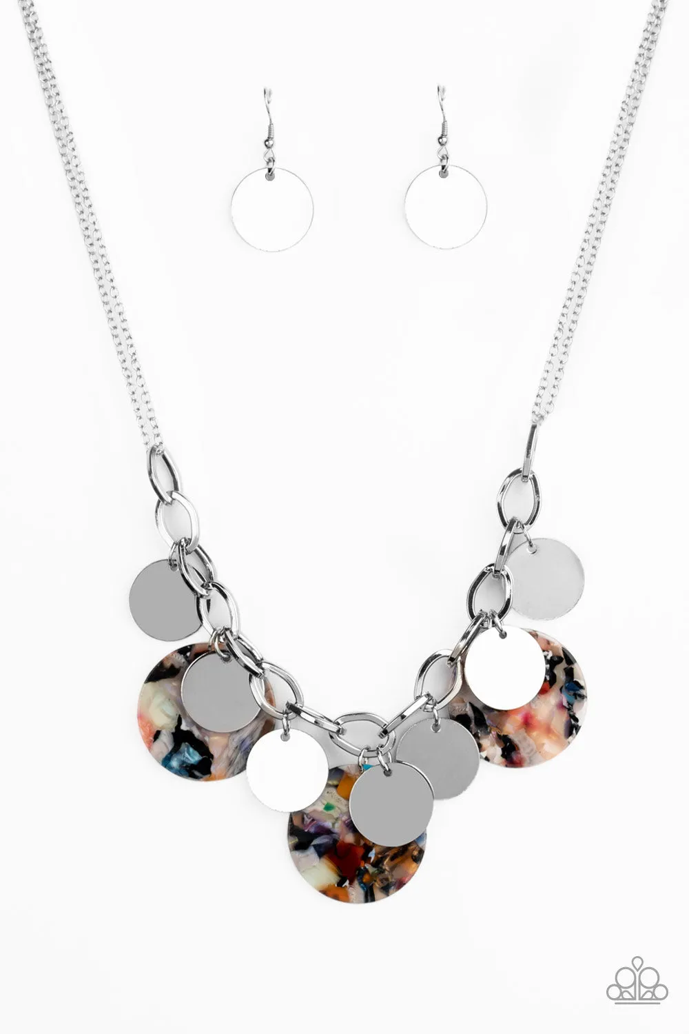 Paparazzi Confetti Confection - Multi Acrylic Necklace