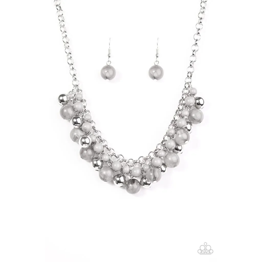 Paparazzi For The Love Of Fashion - Silver Necklace