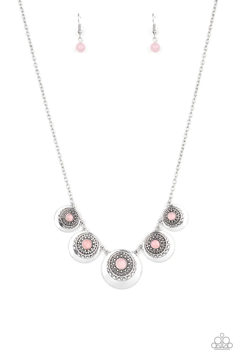 Paparazzi Necklace ~ Solar Beam - Pink