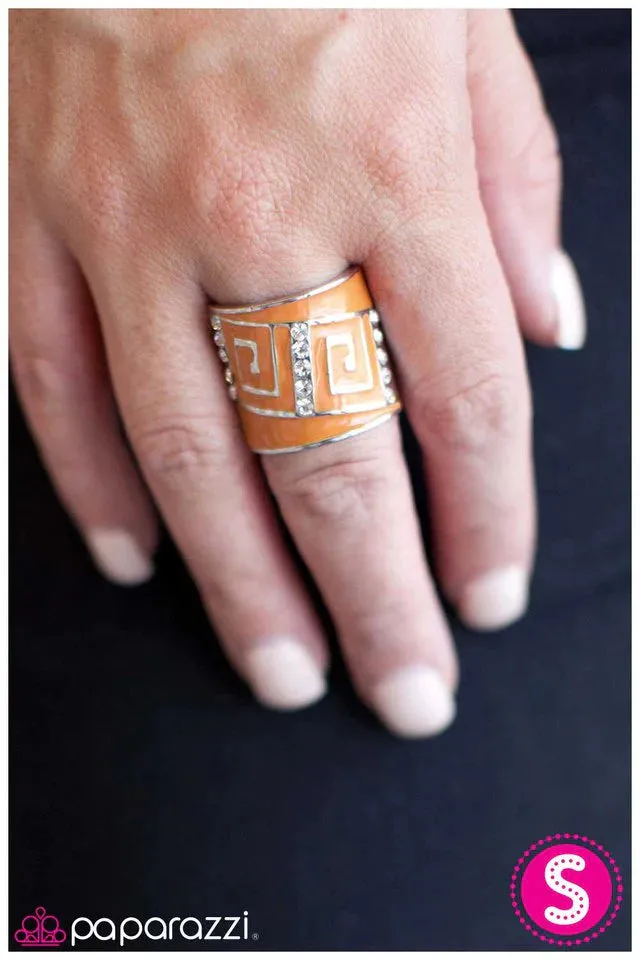 Paparazzi Ring ~ A-Mazed - Orange