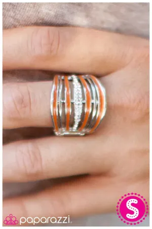 Paparazzi Ring ~ Life in the Glitz Lane - Orange