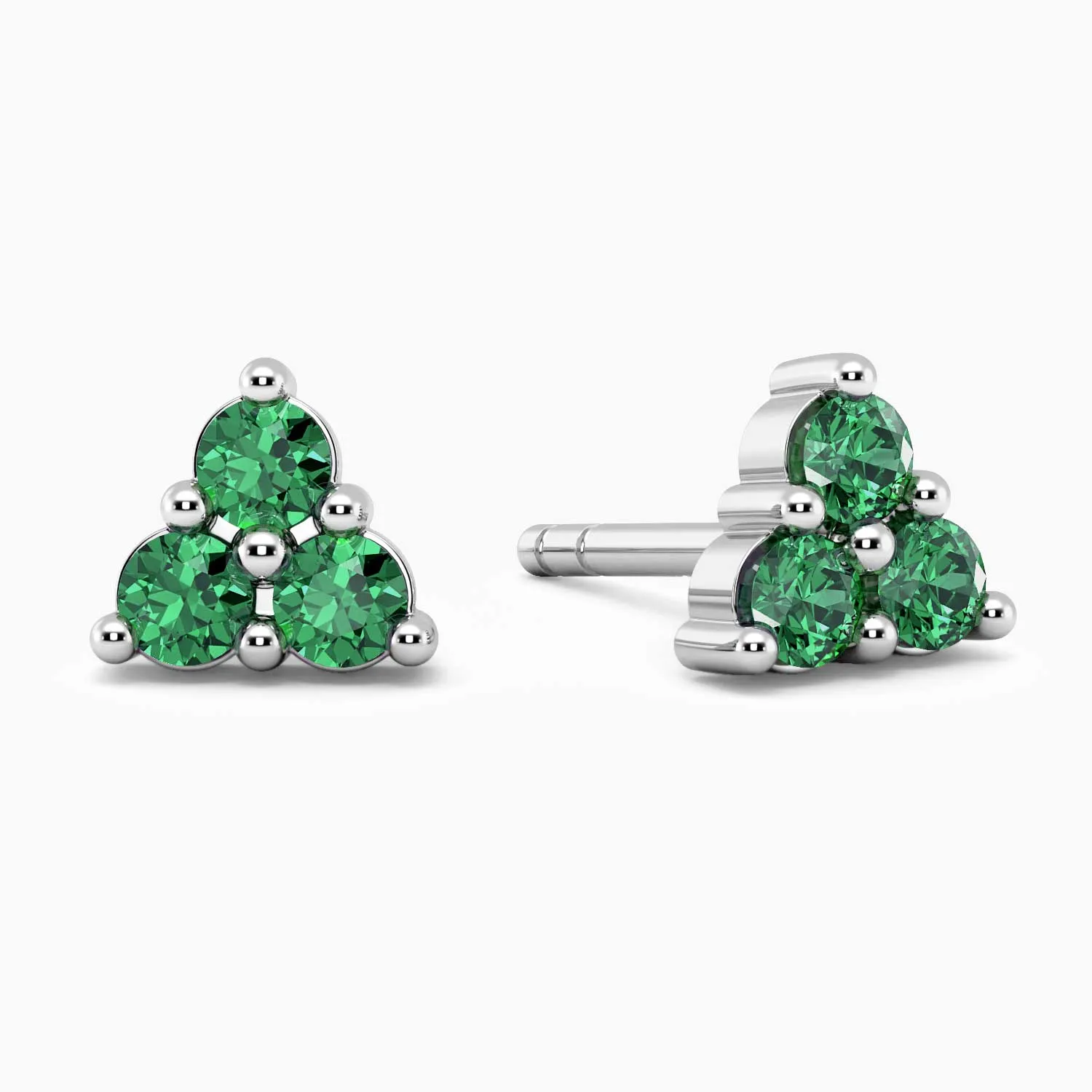 Petite Trio Emerald Earrings - Irosk Australia ®