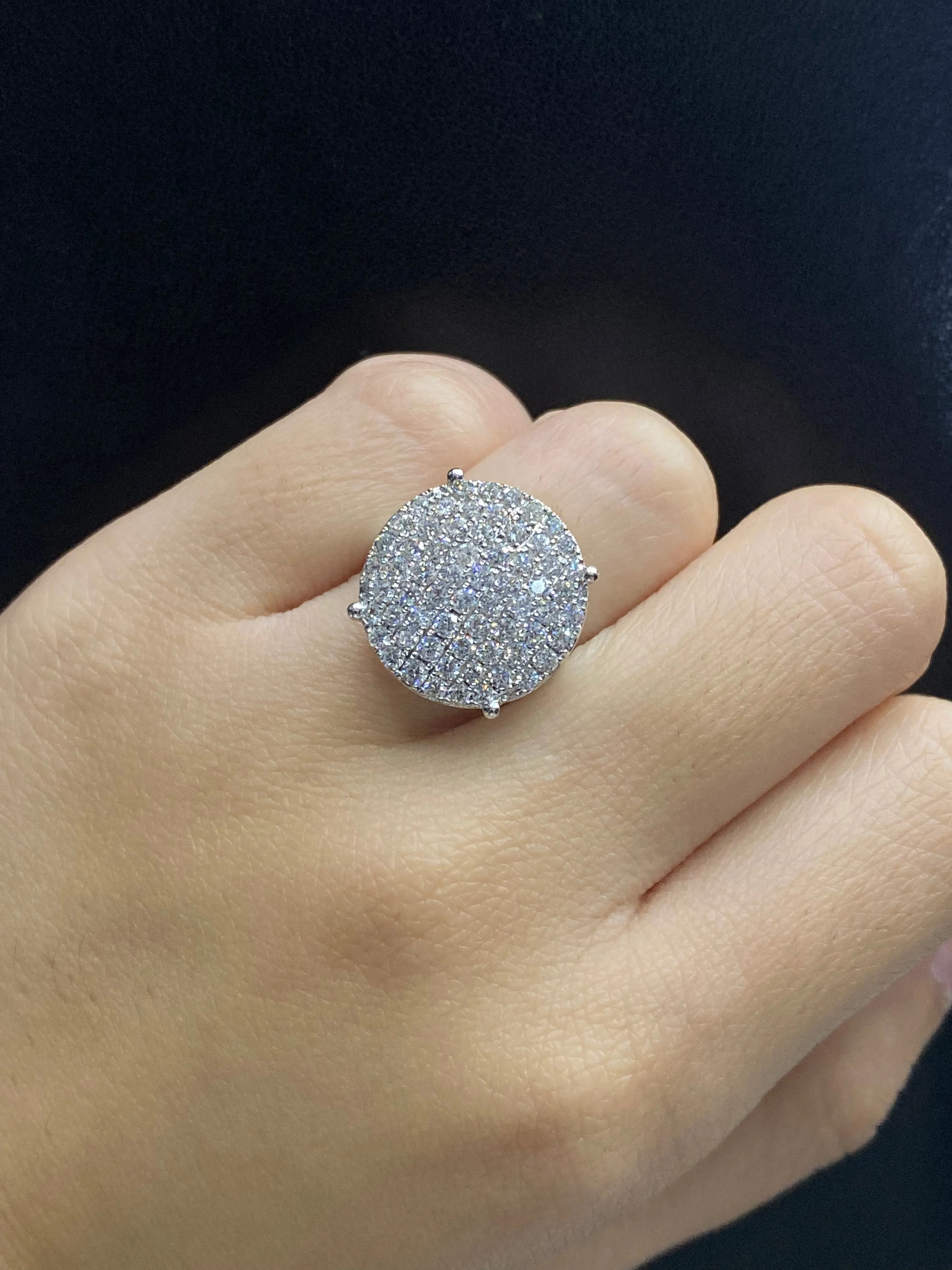 PREORDER | Classic Medium Round Statement Diamond Ring 14kt