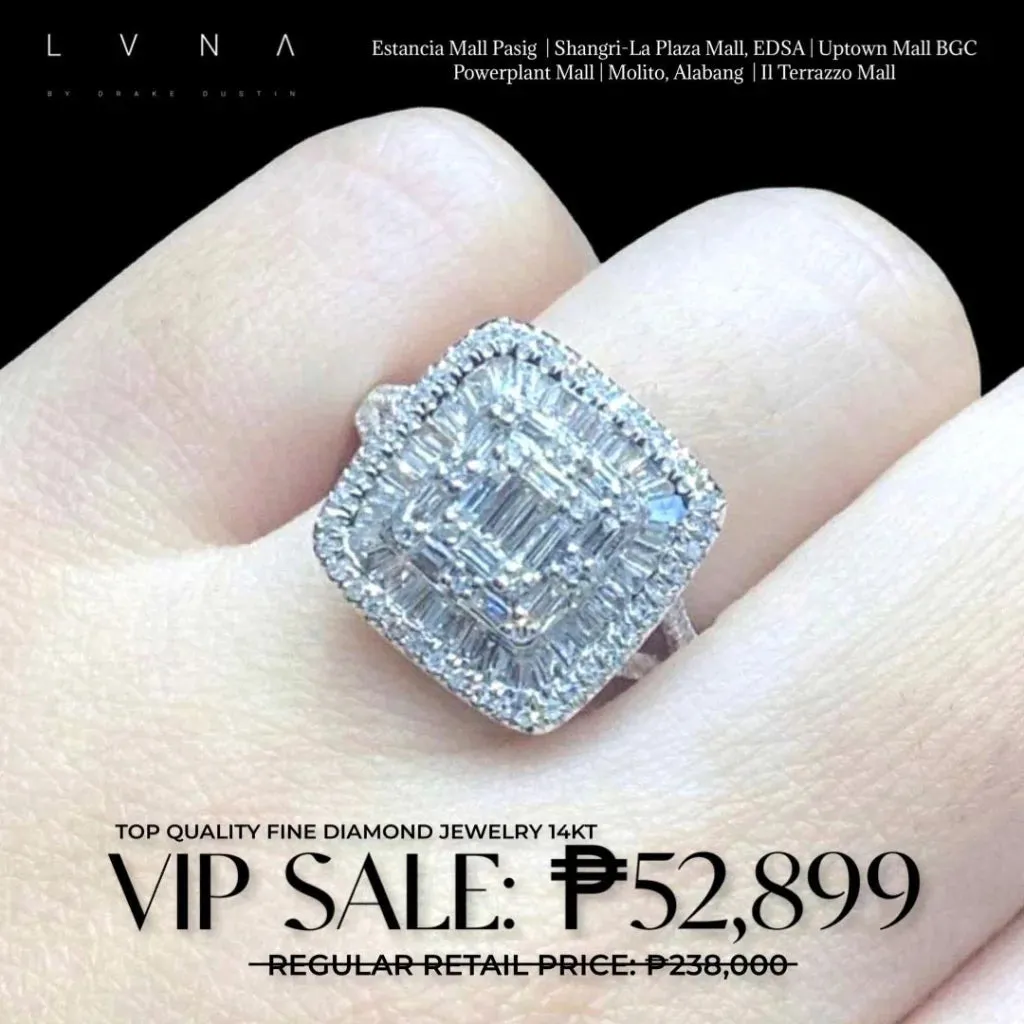 PREORDER | Large Impacted Cushion Diamond Ring 14kt