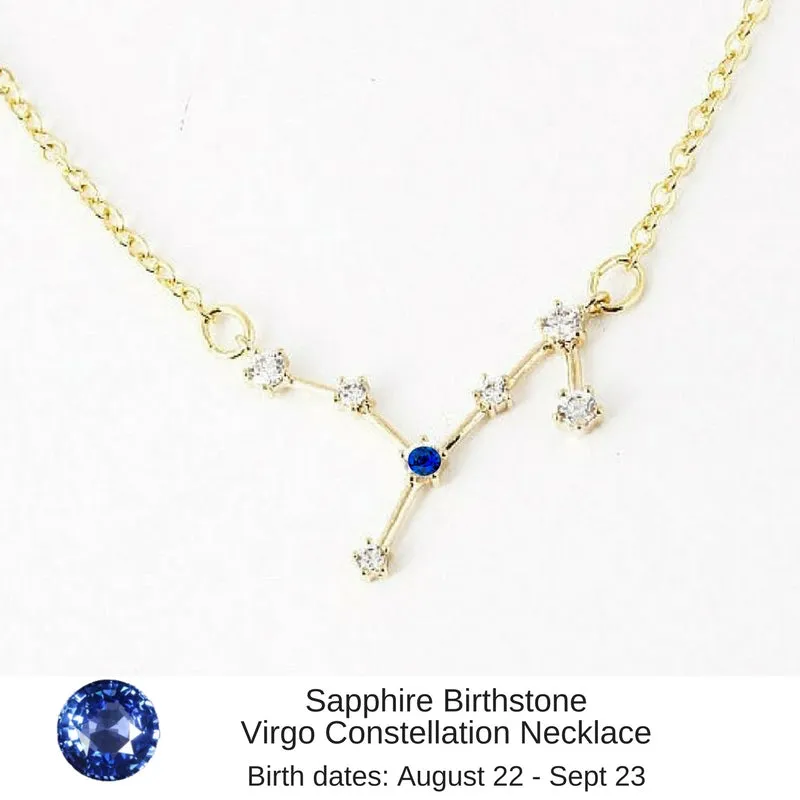 "Star Candy" - Birthstone Constellation Zodiac Necklaces