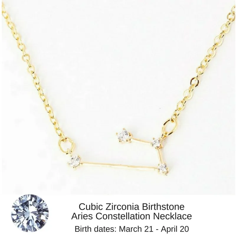 "Star Candy" - Birthstone Constellation Zodiac Necklaces