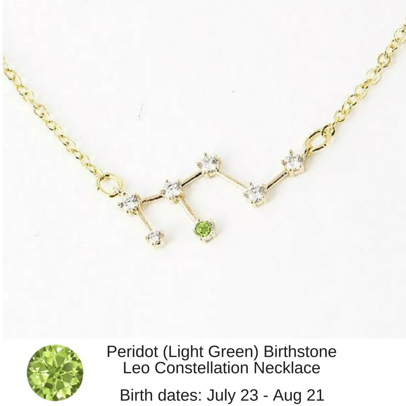 "Star Candy" - Birthstone Constellation Zodiac Necklaces