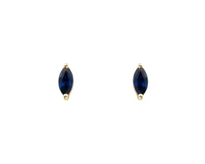 Sapphire Marquise Studs