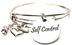 Self Control Circle Expandable Bangle Bracelet Set