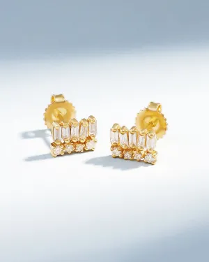 Short Stack Diamond Studs